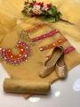 New Fancy Dress for women – Organza Shirt, Plain Kataan Silk Trouser and Organza Dupatta. 