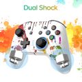 EasySMX Wireless Pro Controller 5 Gear Adjustable Led and Dual Vibration, Wireless Bluetooth, USB-C Type, Compatible with all systems of Switch. It can also be wired to a PC (Support Windows XP/ 7/8/10/11).. 