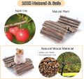 Hamster Chew Toys, Hamster Activity Toys Accessories for Teeth Care,Natural Wood Toys for Hamster, Rabbits, Bunny, Gerbil. 