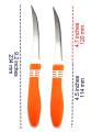 Stainless Steel Fruit Knife Set Pack of 2 Concord Kitchen Knife, Stainless Steel Multipurpose Table Knife for Dining and Vegetable Chopping Serrated Edge 2pcs. 