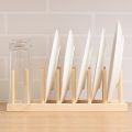 Kitchen Cutlery Dish Plate Stand Book Shelf Multifunction Wooden Dish Rack Display Holder Drying Rack Bowl Storage Organizer. 