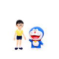 5pcs/set Doraemon Action Figure Nobita Nobi Statue Model Toy Collection Gift. 