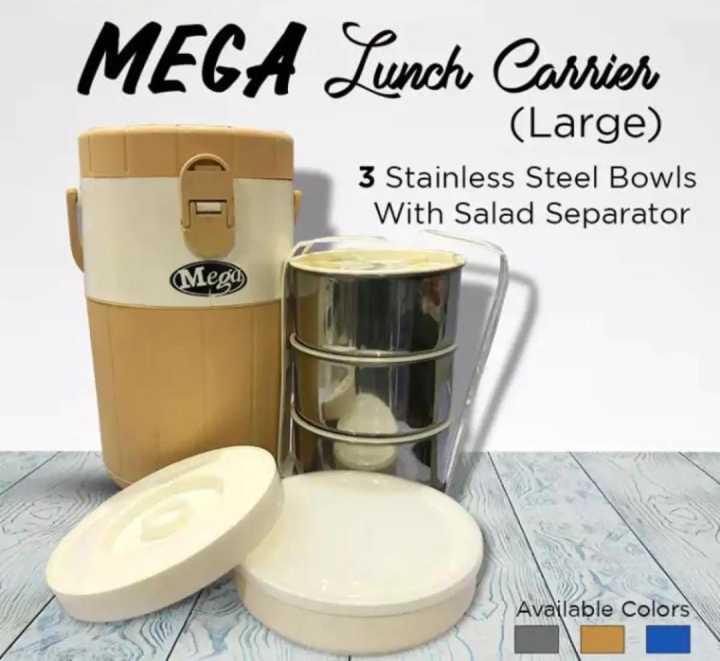 Lunch%20Box%20-%20Stainless%20Steel%20Lunch%20Box%20-%20Tiffin%20Box%20-%20Mega%20Lunch%20Carrier%20With%201%20Plastic%20Bowl%20and%203%20Stainless%20Steel%20Bowls%20-%20Image%202
