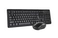 A4Tech 4200NS - NEW ARRIVAL - 2.4G Wireless Keyboard Mouse Combo Set - Silent Clicks Mouse - For PC/Laptop - Black. 