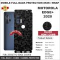 MOTOROLA EDGE PLUS 2020 FULL BACK 360 premium Protection Skin Wrap full cover Premium Quality. 