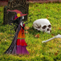 1 Piece Halloween Witch Decoration Fantastic Art Collection, Halloween, Courtyard, Garden, Lawn L. 