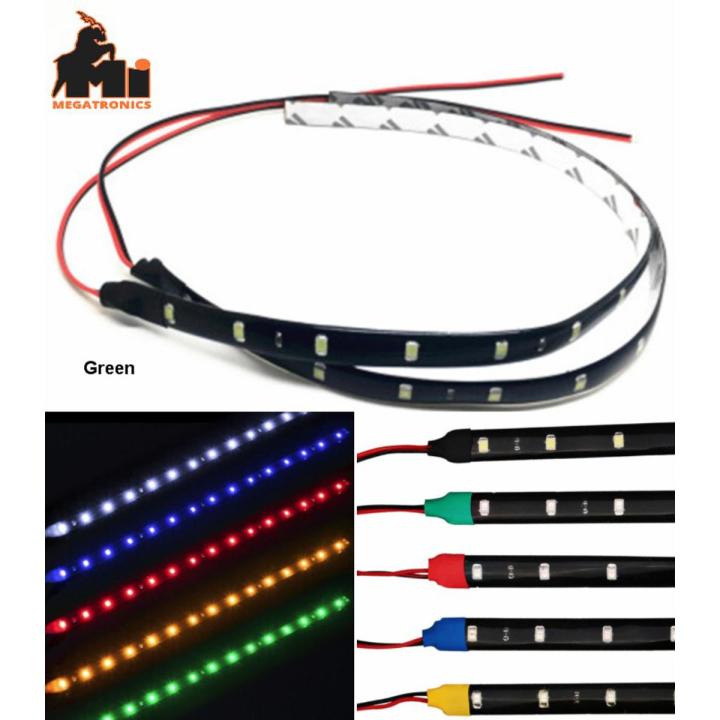 12V%20Green%203528%20LED%20flexible%20light%20bar%2030CM%20car%20light%20strip%20-%20Image%202