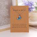 Fashion Trendy Butterfly Pendant Necklace for Women Make A Wish Statement Necklace Jewelry Gifts Wholesale Dropshipping. 