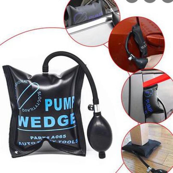 Air Wedge Bag Pump Commercial Grade , Professional Leveling Kit & Alignment Tool Inflatable Shim Bag