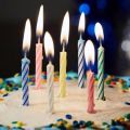 Multi Colored Cake Candles Pack For Birthday Cake Decoration. 