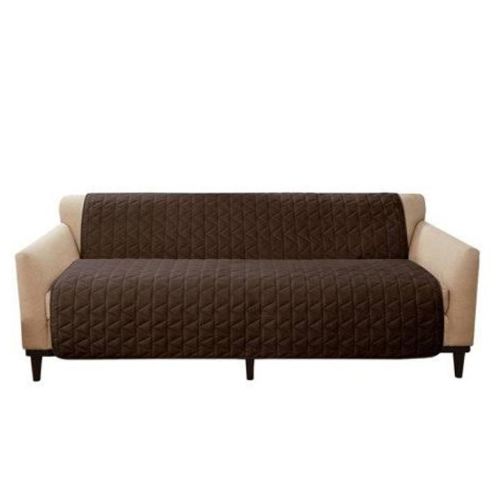 Armless sofa cover