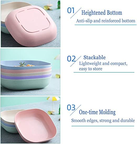 10pcs%20Square%20Lightweight%20Wheat%20Straw%20Plates,%20Deep%20Dinner%20Dishes,%20Camping%20Dinnerware%20for%20Serving%20pasta%20fruit%20-%20Image%204