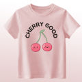 CHERRY GOOD printed t-shirt for kids. 