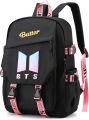 BTS girls bag High Quality Imported Multi-Functiona School and College nylon Girls Backpack 2024 fresh imported design. 