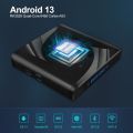 Smart TV Box X88 Pro Gold Android 13 8K TV Box 8Gb+128Gb RK3528 WiFi6 Dual Wifi With Bluetooth  TV Box 2023. 