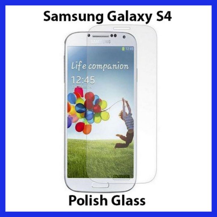 Samsung Galaxy S4 Tempered Glass Polish Screen Protector For Samsung Galaxy S4