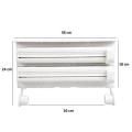 New Plastic Triple Tissue Paper Dispenser 4 in 1 Foil Cling Film Tissue Paper Roll Holder for Kitchen Triple Paper Roll Dispenser and Holder for Tissue Paper Roll. 