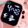 Shockproof Watch Stylish Square Led Digital Watch Shockproof Sporty Design for Students Accurate Trendy Ideal for Southeast Asian Buyers. 