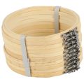 10 Pieces 6.7inch 17cm Round Wooden Embroidery Hoops Set Bulk Wholesale Adjustable Bamboo Circle Cross Stitch Hoop Ring. 