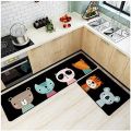 2pcs Anti slip Kitchen Floor Mat Set- My Kitchen _KIT_ KS. 