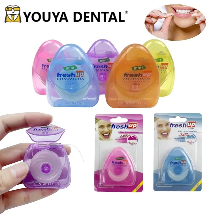 FreshUp%20Mint%20Dental%20Floss%2050m%20-%20Anti-Cavity%20Oral%20Care%20Flosser%20with%20Oral%20Care%20&%20Whitening%20Effects%20-%20Image%204