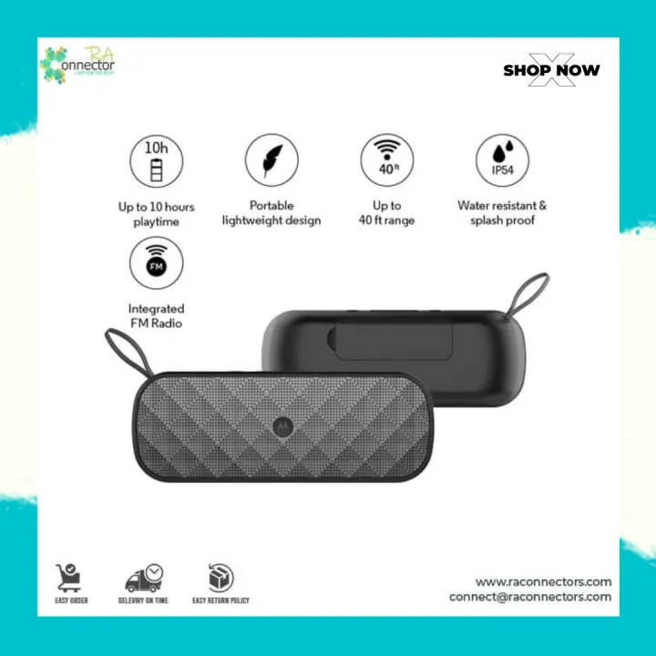 Motorola%20Sonic%20Play+%20275%20%20Bluetooth%20Wireless%20Speaker%20-%20SP007%20Black%20-%20Image%203