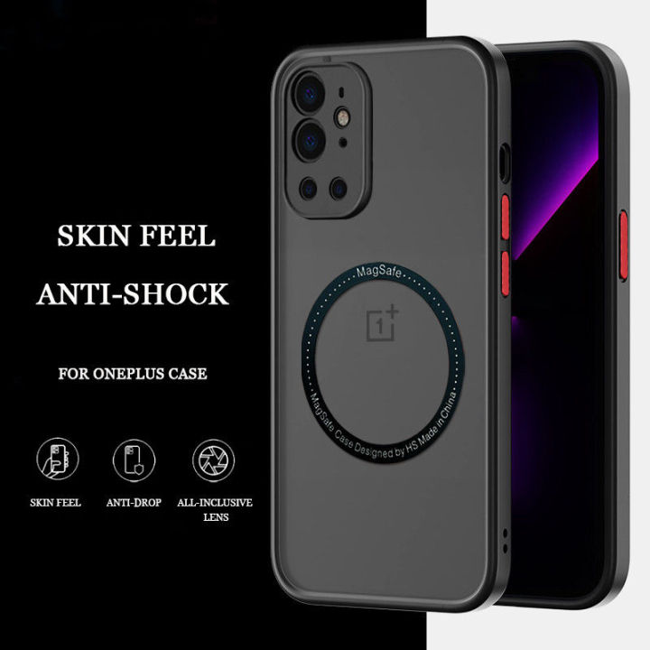 For OnePlus 10 9 8 Pro Case Hard PC Magnetic Wireless Charging Protective Back Cover For OnePlus Nord 2 CE OnePlus9 9R 9RT 8T 10 Maoxia Maoxia