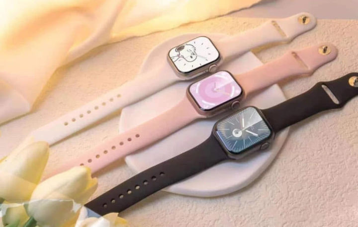 H10 Mini Smartwatch - HD Amoled Display Wireless Charging Smart Watch with 3 Straps - Smart Watches for Girls and Boys