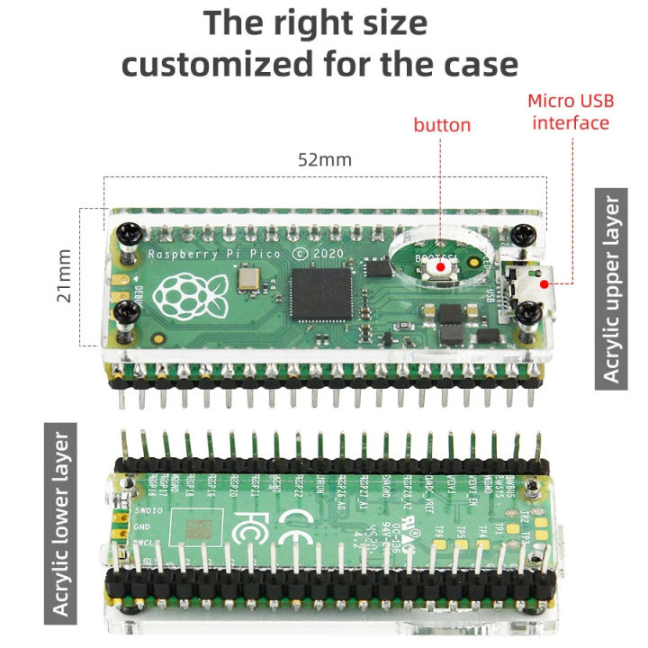 Raspberry%20Pi%20Pico%20Transparent%20acrylic%20protective%20case,%20Case%20for%20Raspberry%20Pi%20Pico%20open%20-%20transparent%20-%20Image%206