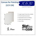 Canvas Board for Painting 12X24, 12X36, 18X36 (Inches). 