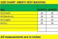 Pack of 3 Men's Sando Banyan - Best Quality Cotton Vest banyan for men - White Sando Inner wear. 