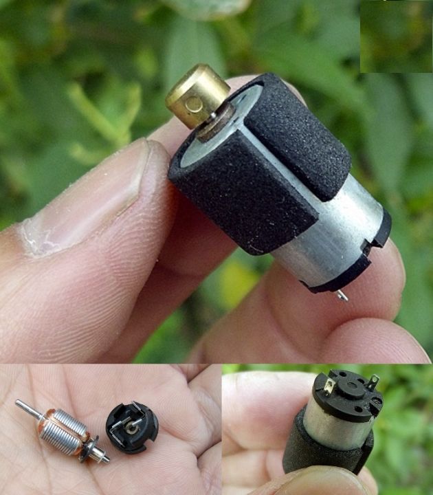 Micro vibration motor vibrator DC3V-6V 1220 motor with brass eccentric wheel for beauty massager