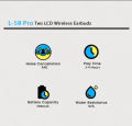 L-58 pro Tws LCD Wireless Earbuds. 