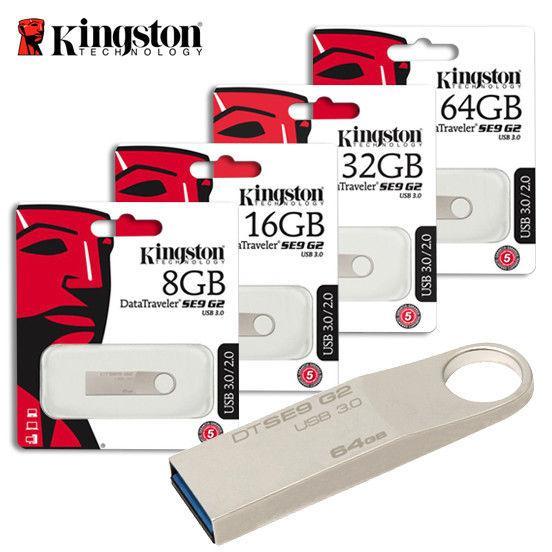 KINGSTON FLASH DRIVE USB METAL BODY DATA TRAVELER USB 4GB, 8GB, 16GB, 32GB,  KINGSTON USB FAST SPEED