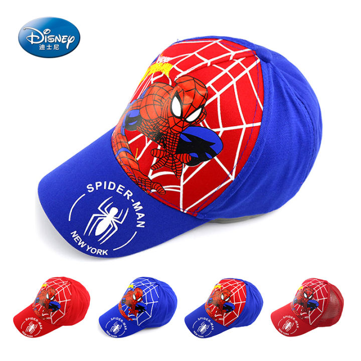 【New arrival】Disney Fashion Spiderman Baby Hat For Boys Girls Spring Summer Kids Baseball Cap Children's Hip Hop Sun Cap Toddler Visor Hats