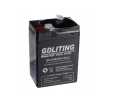GDLITING GD-645 6V 4.0AH Rechargeable Sealed Lead /Acid Battery. 
