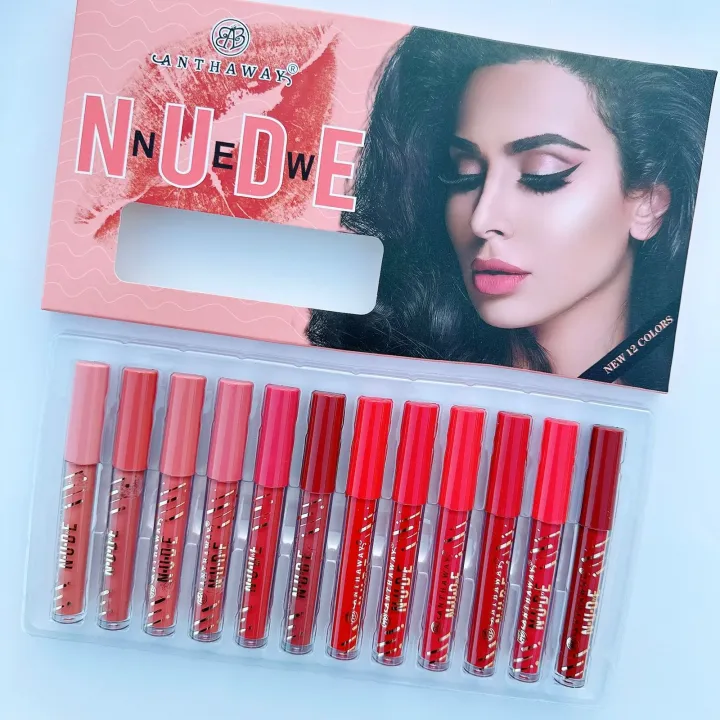 ANTHAWAY%20-%20Pack%20of%2006%20&%2012%20Matte%20Liquid%20Lipglos%20Set%20-%20New%20Nude%20Lipgloss%20Set%20-%20Image%203