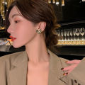 Creative Wild Irregular Love Earrings Simple Heart-shaped Earrings Jewelry Female. 