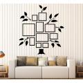 3D Wooden Wall Tree Decor With Picture Large Size Frames, Wooden Family Tree Photos Frame, Modern. 