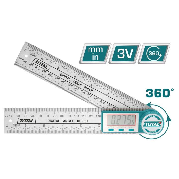 Turkey Lab Digital Ruler Total TMT333601 Digital angle ruler | Daraz.pk