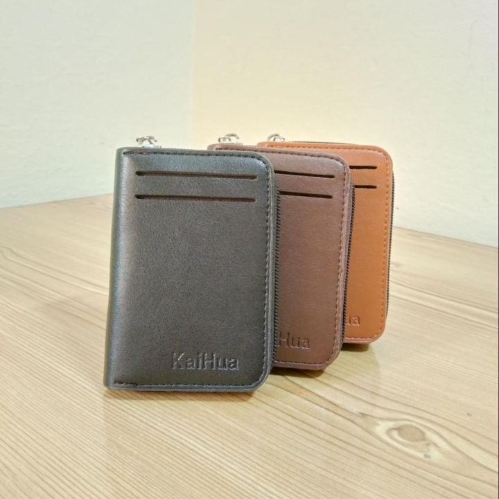 KaiHua%20PU%20Leather%20Men%20Card%20Holder%20Zipper%20Wallet%20With%2013%20Card%20Slots%20Casual%20Blocking%20Cards%20Bag%20-%20Image%203