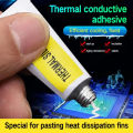 Thermal Glue Circuit Board Adhesive Thermal Conductive Heatsink Viscous Adhesive Glue Compound Glue CPU LED Heat Sink Sealant. 