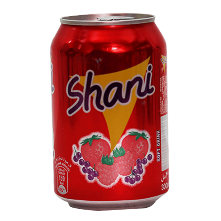 SHANI SOFT DRINK FRUIT TIN 300ML