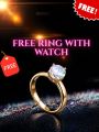 Luxurious Ladies Golden Fashion Watch 100% Imported Quality Classical Collection Fashion Watch for Girl's. 