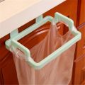 Kitchen Accessories Rack Garbage Bag Holder Kitchen Cabinet Hanging Trash Rack Towel Storage Plastic - 2pcs. 