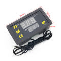 W3230 12V 24V AC110-220V Probe line 20A Digital Temperature Control LED Display Thermostat With Heat/Cooling Control Instrument. 
