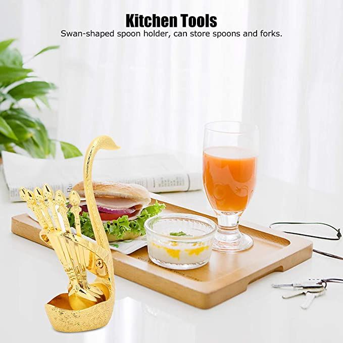Spoon,%20Espresso%20Spoon,%20Mini%20Coffee%20Spoon,%20Small%20Spoons%20for%20Dessert%20Set%20of%206%20with%20Swan%20Holder%20for%20Tableware%20for%20Wedding%20Tableware,%20Family%20Kitchens,%20Milk%20Tea%20Shops,%20Cafeterias%20-%20Image%204