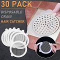 30 Pack Disposable Hair Catcher Disposable Shower Drain Hair Catcher Mesh Stickers Screen Hair Catchers. 