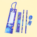 Beautiful Stationery Gift Set for School Children Girls & Boys - Perfect Birthday Return Gift  - Beautiful Disney Characters Stationary Gift Set Pencil Sharpener Eraser Scale – Goodie Bags Presents. 