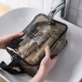 Professional Transparent Makeup Bag & Organizers with Full of Storage | Make Up Bags Pouch with Zipper For Travelling | Multipurpose Traveling Cosmetic Bags for Women. 
